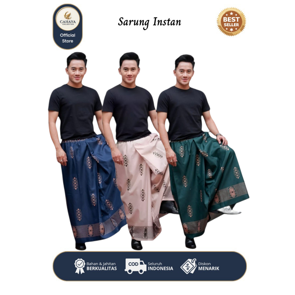 "CC" SARUNG INSTAN DEWASA (SARWON) Santri/Santriwati Sarung Instan Pria Dewasa Sarung Batik / Wadimo