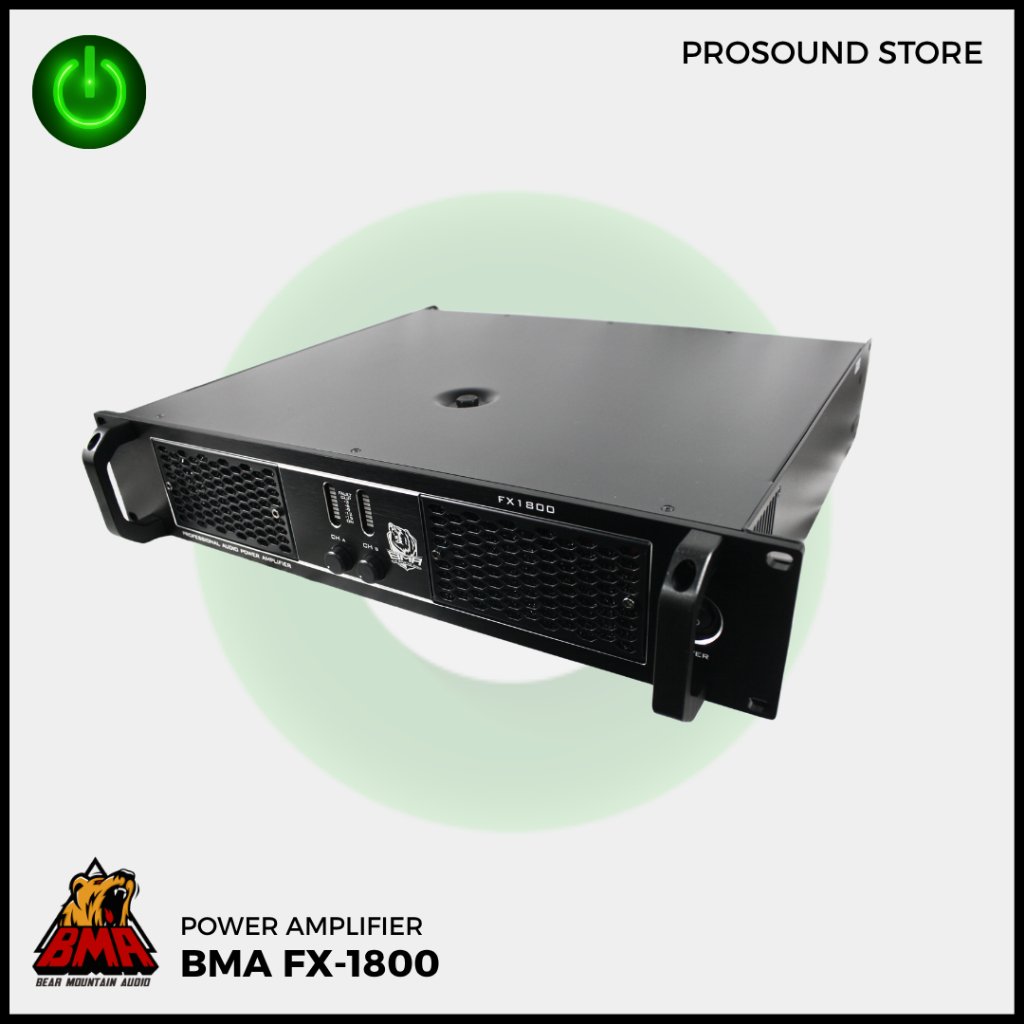 Power Amplifier BMA FX-1800 / Ampli BMA / Power BMA FX1800