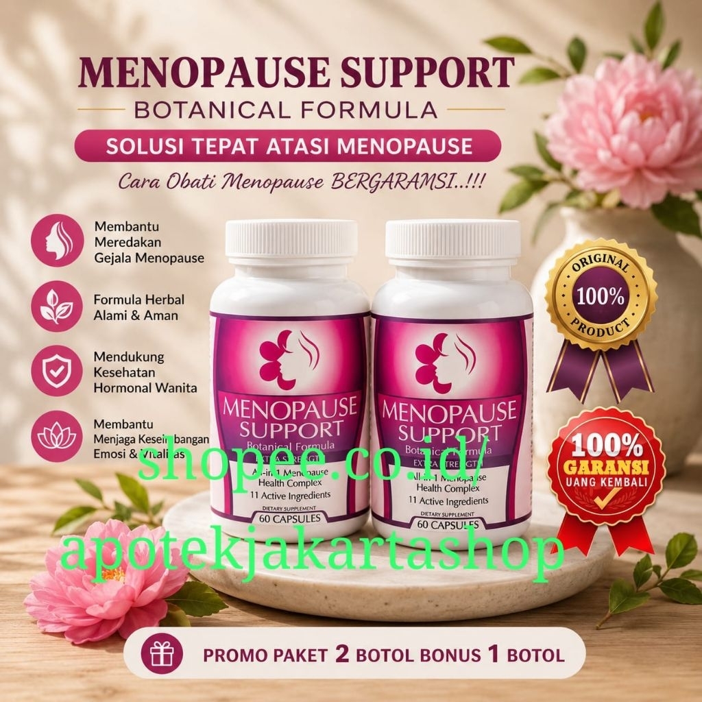 MENOPAUSE SUPPORT botanical formula solusi tepat atasi menopause bergaransi original ampuh