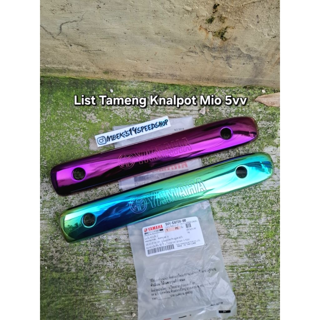 List Tameng Knalpot Mio 5vv Original Thailand