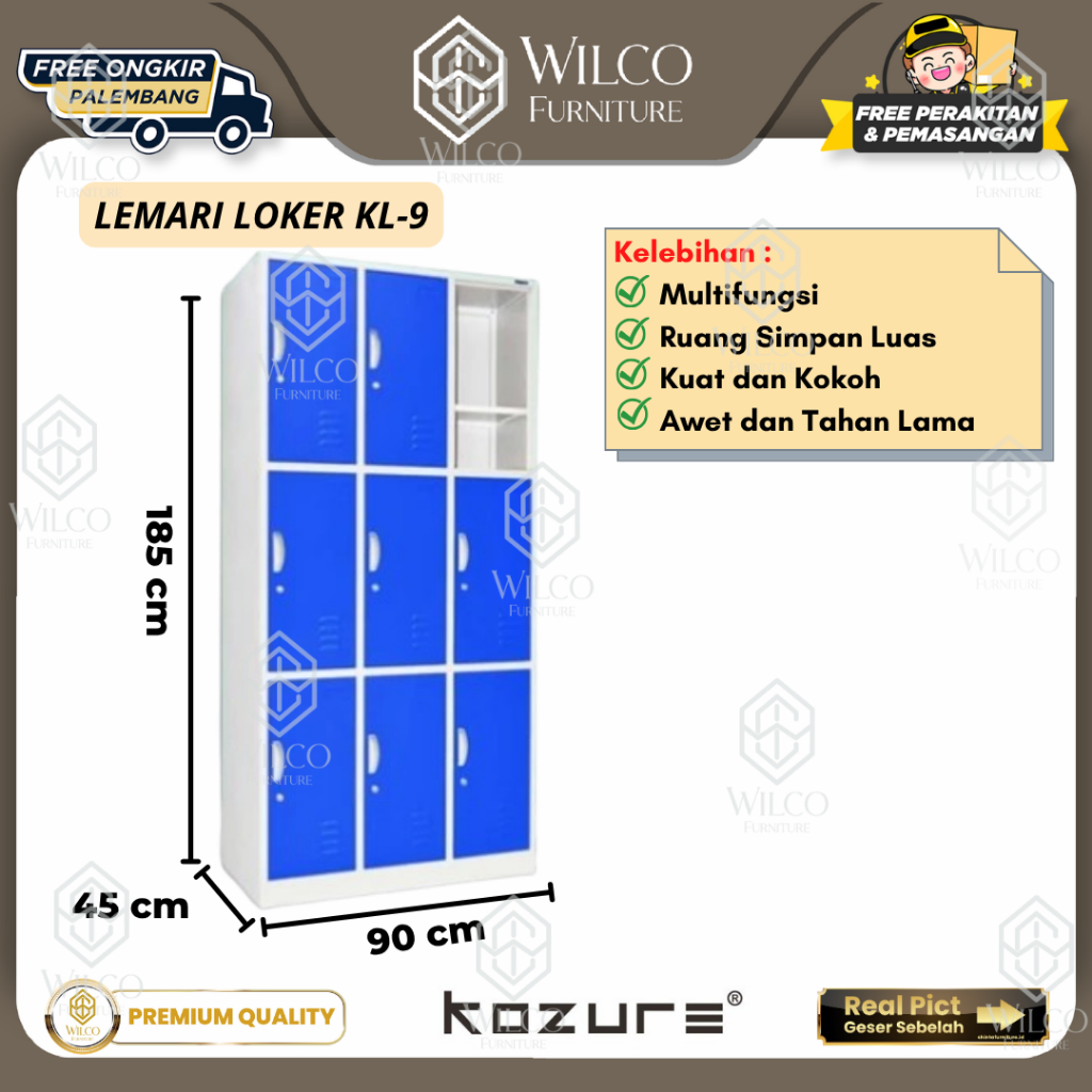 Loker Besi KL-9 by Kozure | Lemari Locker Besi | Lemari Besi Serbaguna