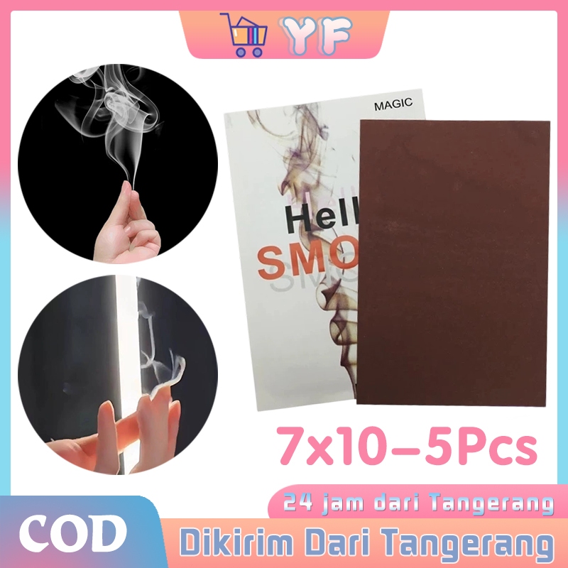 5Pcs Alat Sulap Smoke Kertas Asap - Props Sulap Tangan untuk Pertunjukan