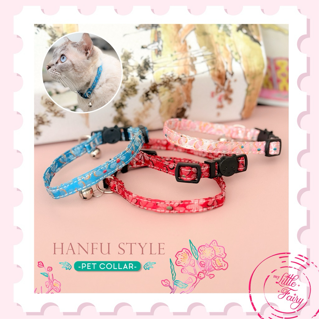 [PET COLLAR] Hanfu Breakaway Collar Kalung Kucing Kalung Anjing Collar Kucing