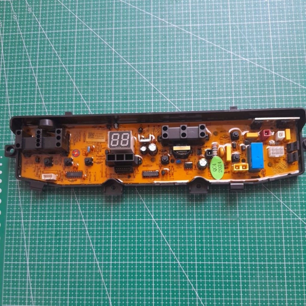 Modul PCB mesin Cuci Samsung 6 Tombol Soket 4pin DC 92 00755A