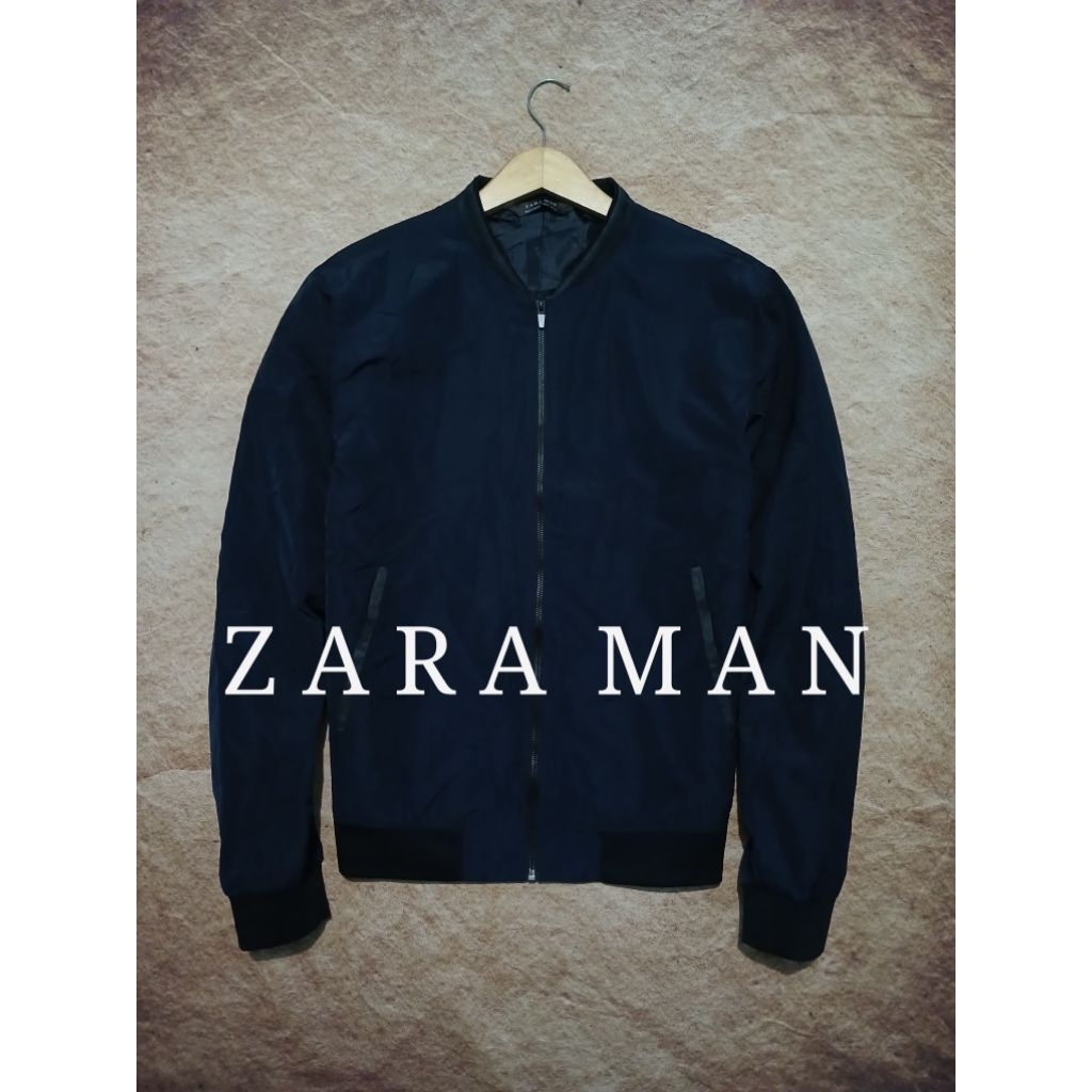 Jaket casual bomber ZARA MAN recomend bekas murah
