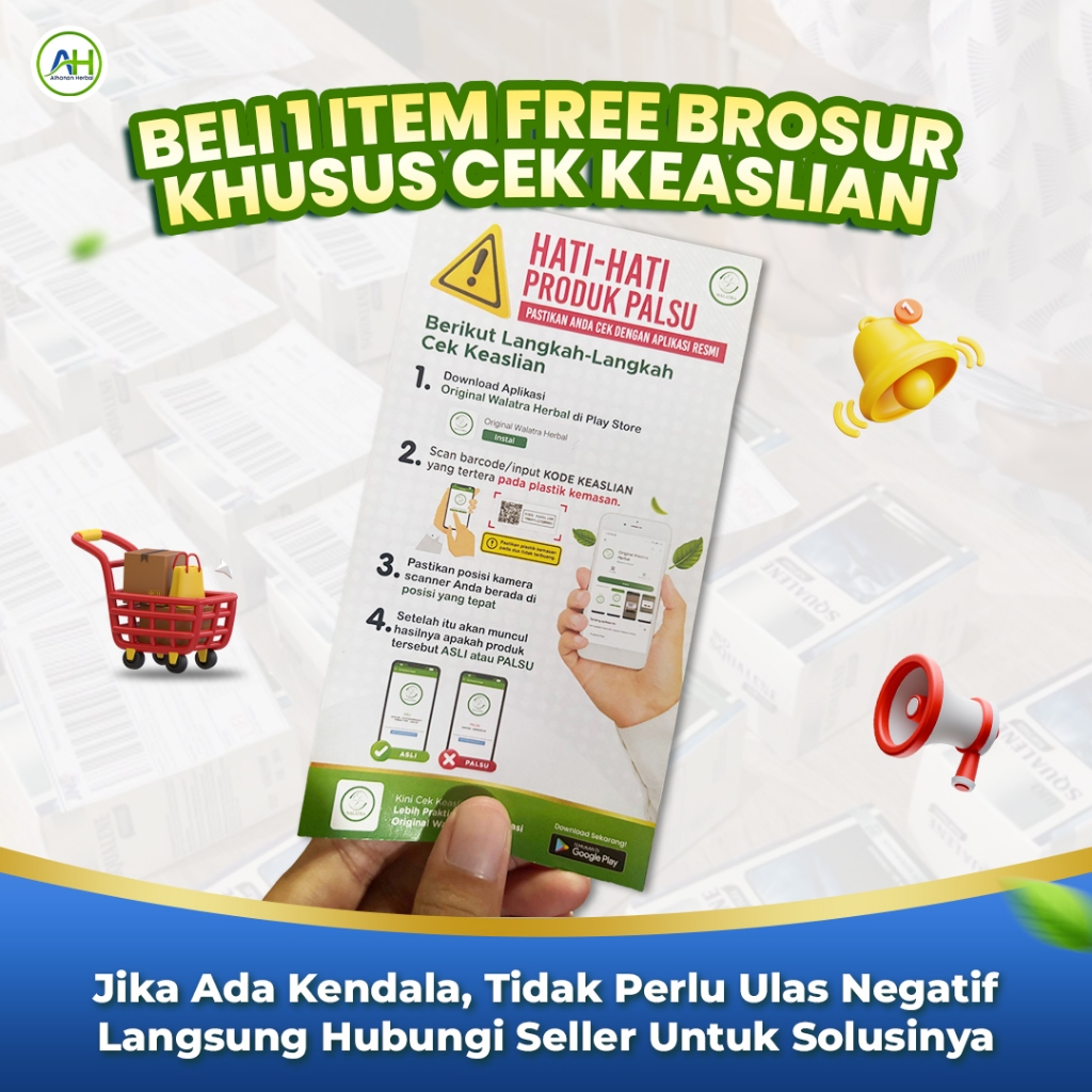 Brosur Cek Keaslian - Herbal Sendifit