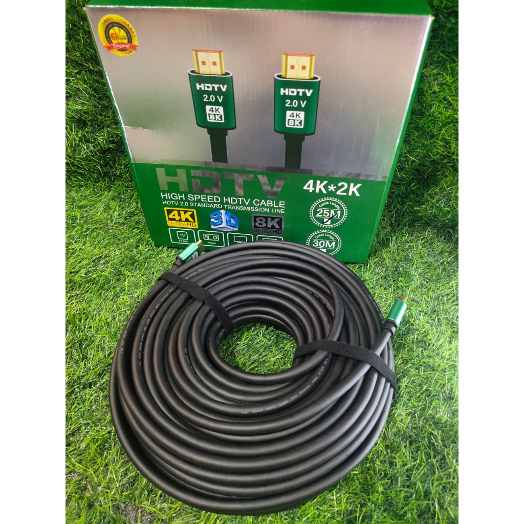 KABEL HDMI 4K BOX 25METER 25M 25 METER 25 M HDTV Cable HDMI 2.0  4K UHD Kabel HDMI Premium