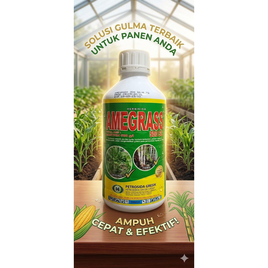 Herbisida Amegras 500sc kemasan 1l