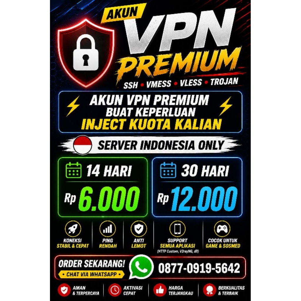 Akun SSH Premium Server Indo
