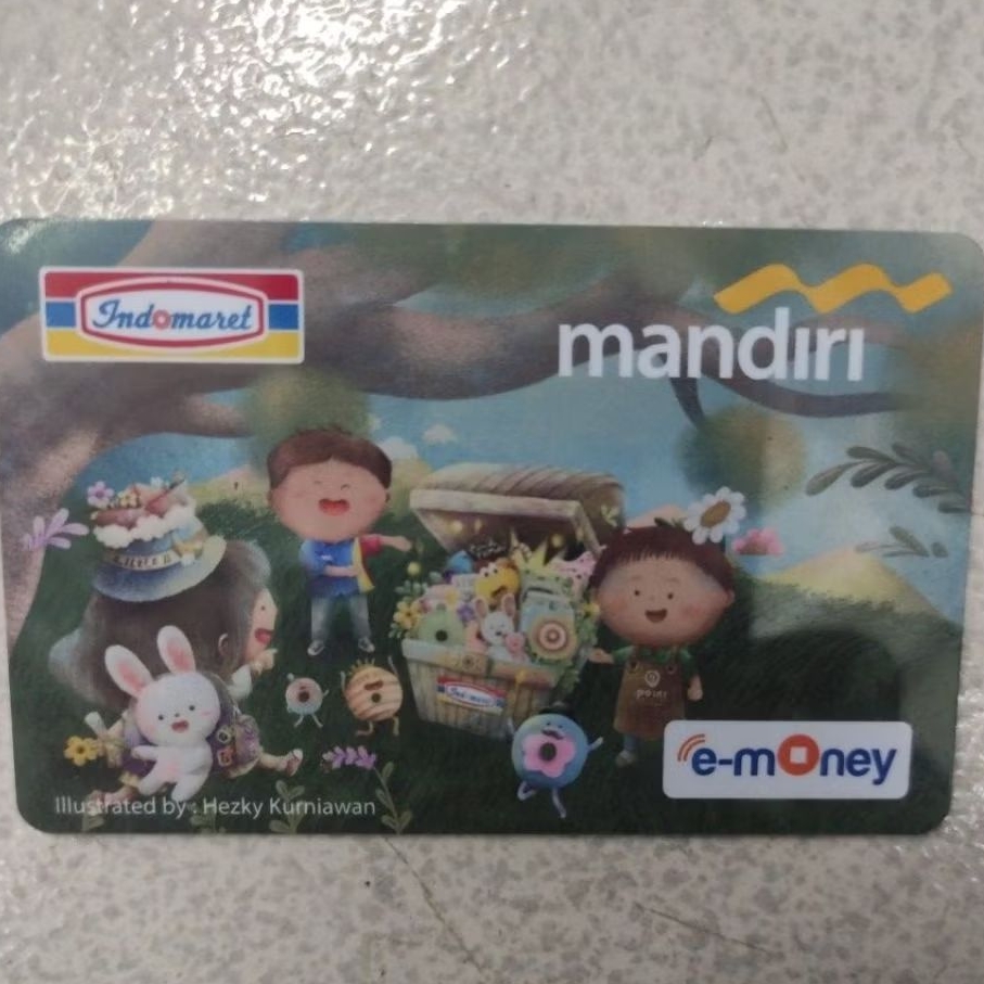 Kartu Emoney Mandiri Indomaret (NFC)