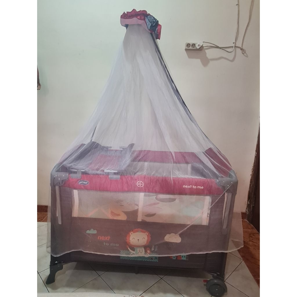 PRELOVED BABY BOX PLIKO NEXT TO ME INCLUDE KASUR LATEX