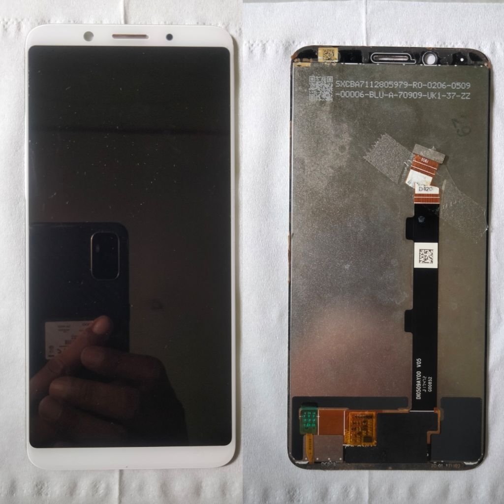 Lcd oppo F5 Original Copotan, Minus soket Lcd sobek