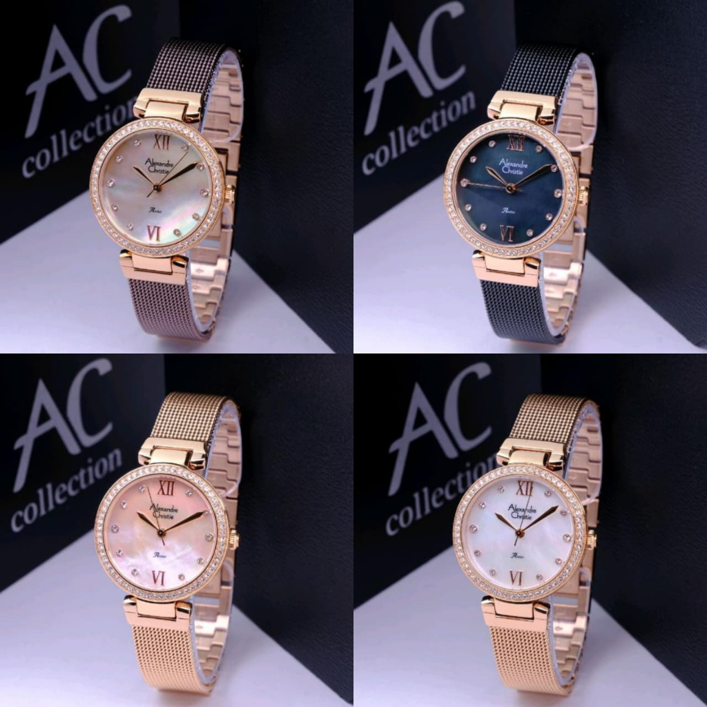 JAM TANGAN WANITA ALEXANDRE CHRISTIE AC 2754 AC2754 / AC 2857 AC2857 ROSEGOLD ORIGINAL
