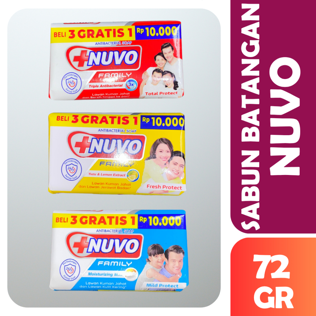 GROSIR SABUN NUVO sabun mandi batangan bar soap murah