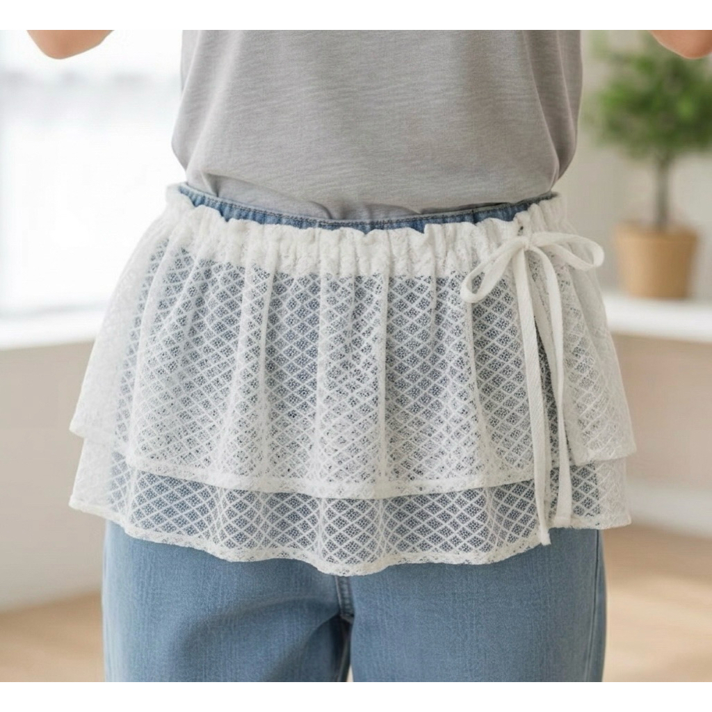 Rok Renda Korea Lace Layered