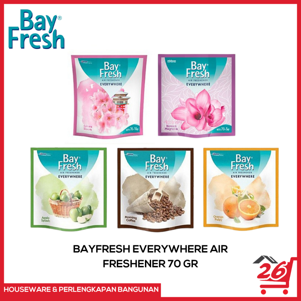 BAYFRESH Everywhere Air Freshener 70 gr Pengharum Ruangan Gantung Serbaguna