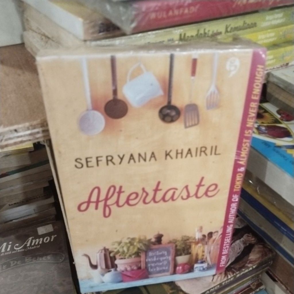 buku novel aftertaste  sefryana khairil buku novel baru stock lama