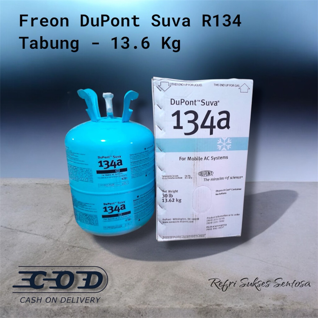 Freon Dupont Suva R134 Tabung // Freon Dupont - 13.6 Kg