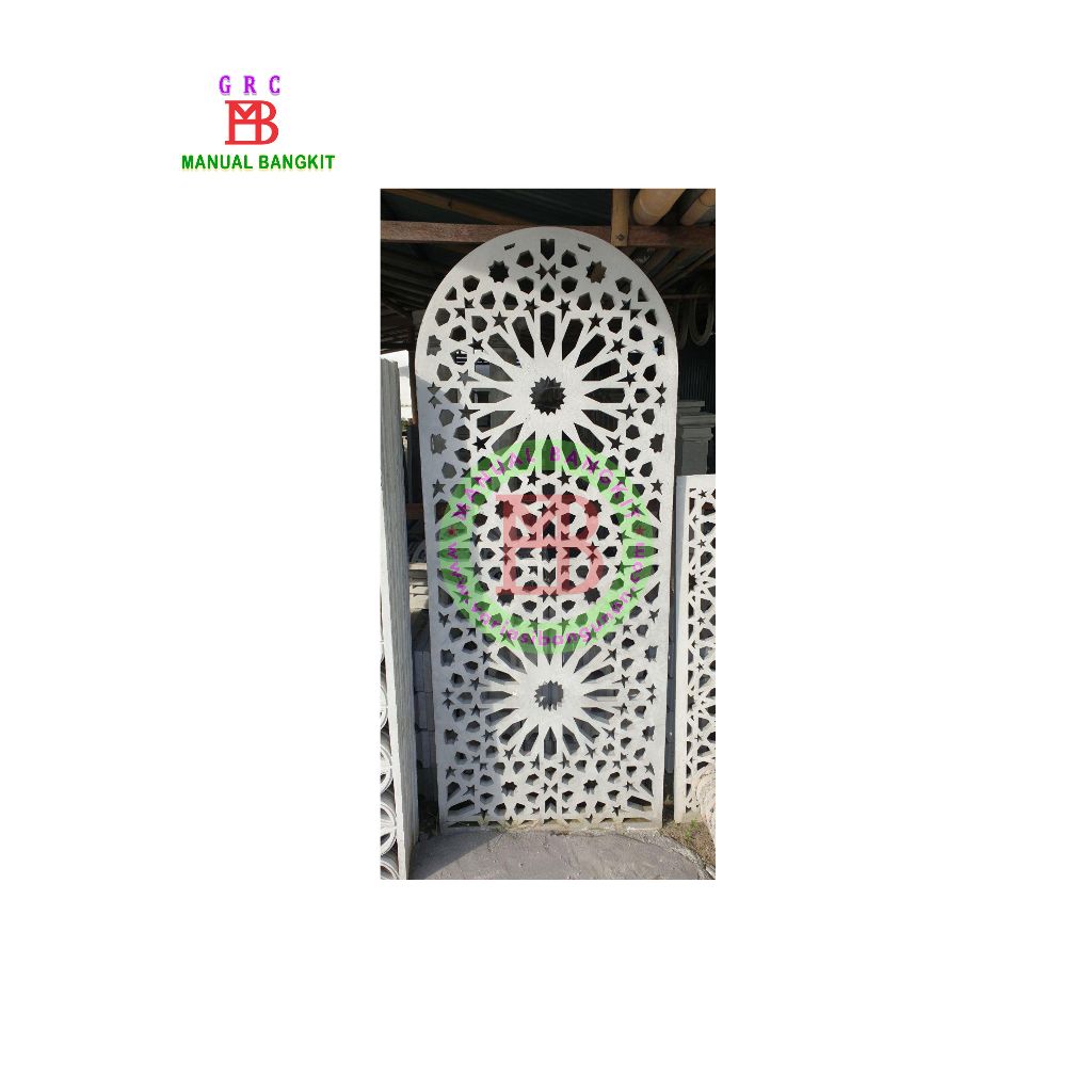 Krawangan GRC Motif Bintang Teras Masjid