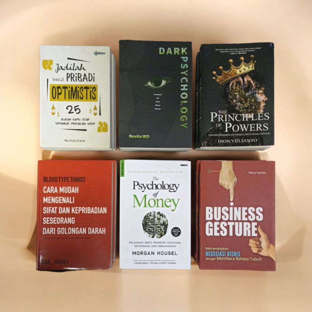 OBRAL BUKU NOVEL / BUKU MOTIVASI / AKU KALAH AKU MERINDUKANMU / SEPORSI MIEAYAM / DARKPSYCHOLOGY / T