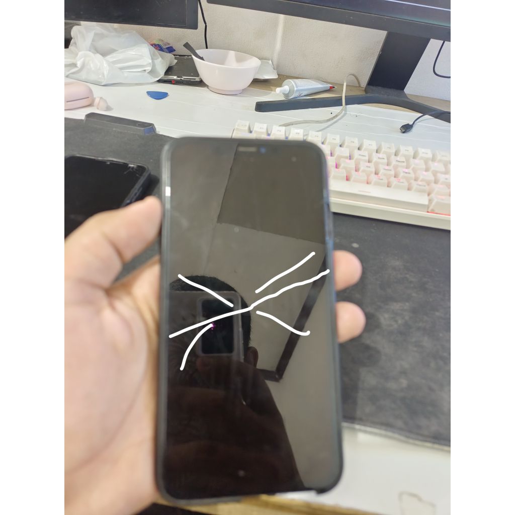 phone xs max hitam 64gb lock