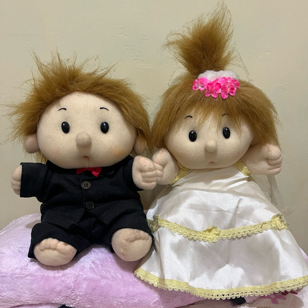 Boneka jabrik sepasang pengantin Boneka cewek cowok pengantin