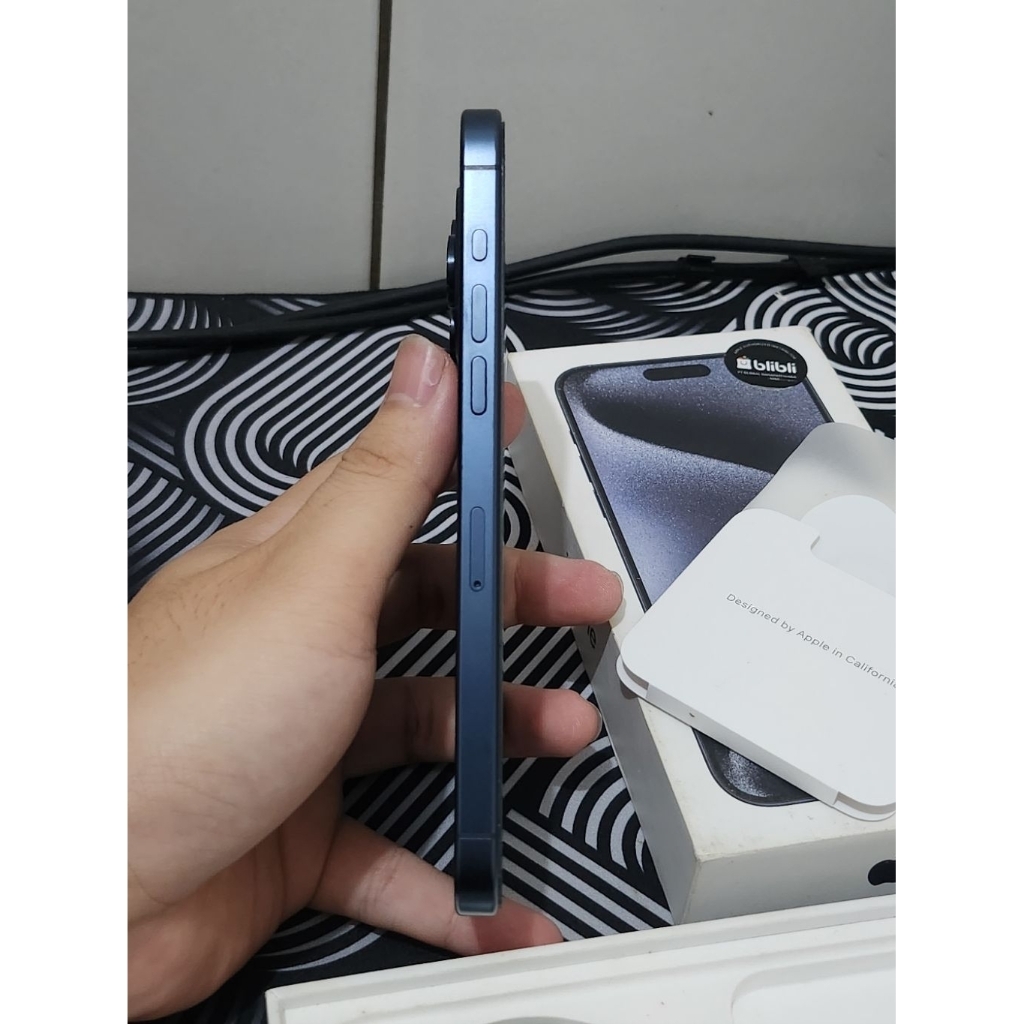 IPHONE 15 PRO MAX 256GB EX IBOX RESMI MULUS LIKE NEW