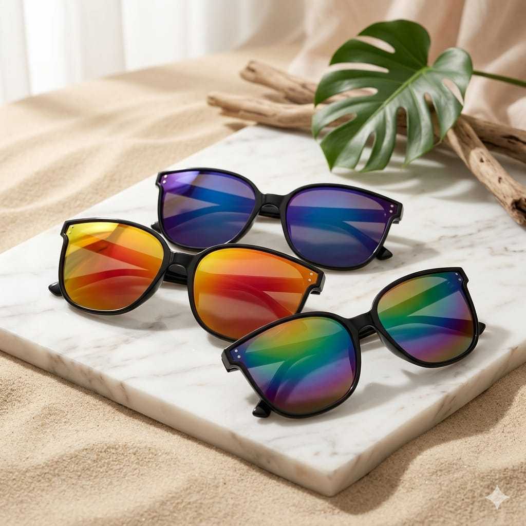 [MP] PREMIUM Kacamata Hitam Oversized Mirror Lens  model GM Gentle Monster- Fashion Sunglasses Lensa