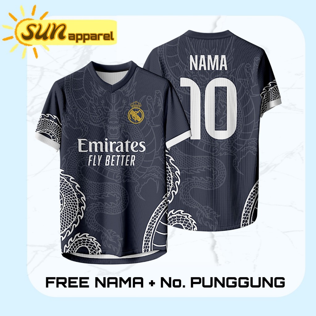 JERSEY MADRID DRAGON 2026 TERBARU NYAMAN