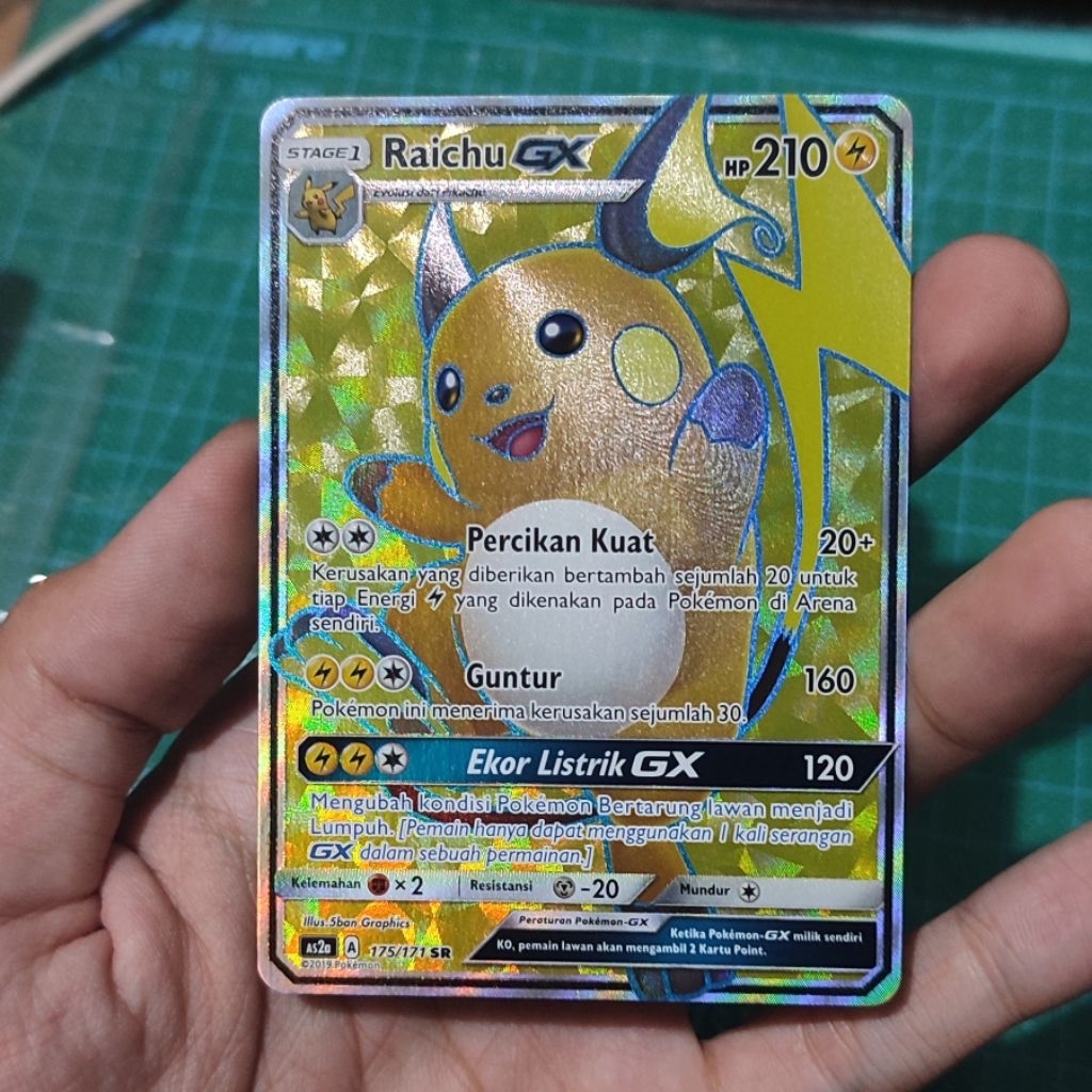 Raichu GX SR TCG Pokemon Indonesia