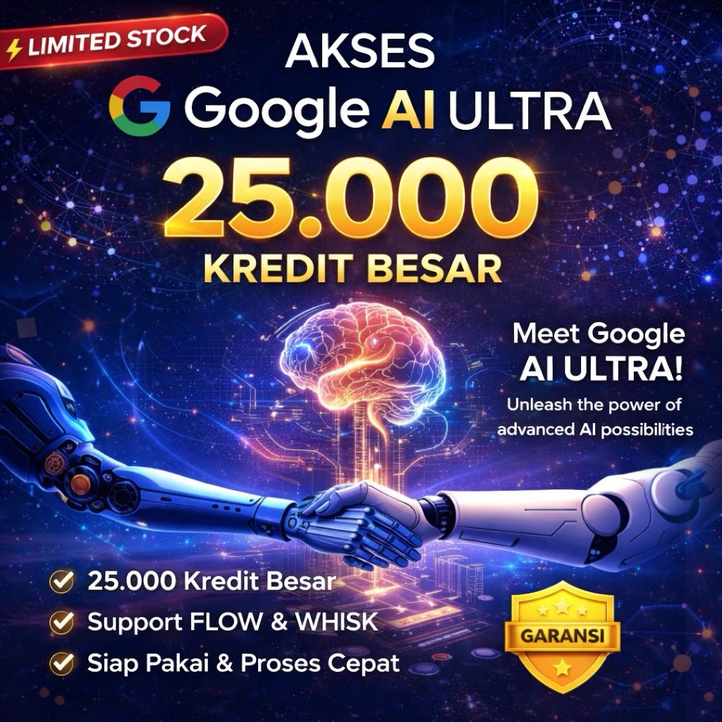 GOOGLE GEMINI AI ULTRA & FLOW 25.000 KREDIT 7 HARI