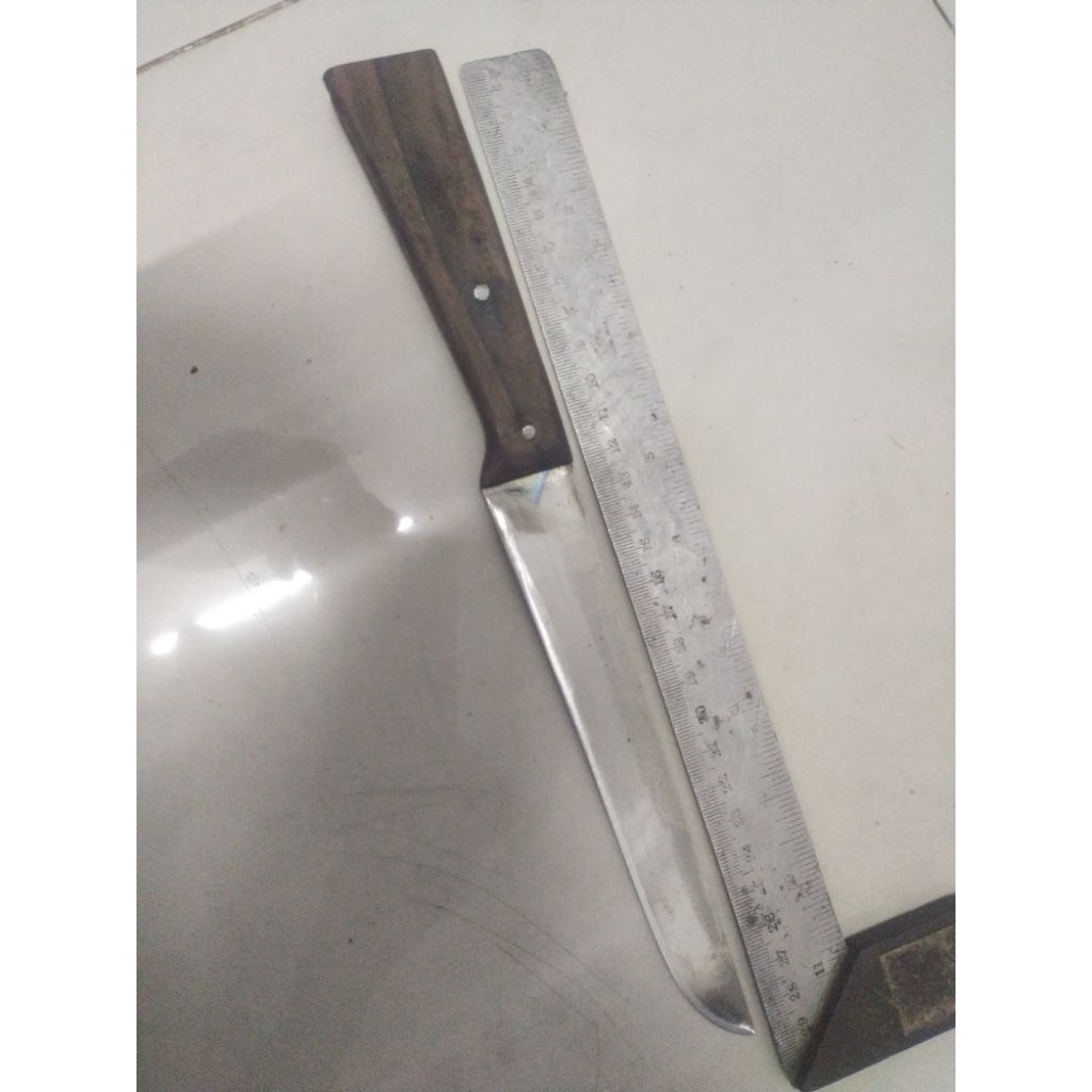 pisau Dapur Seset Serbaguna Bahan Baja HSS DM05 JULIA ITALY Asli Gagang Kayu Sonokeling Asli