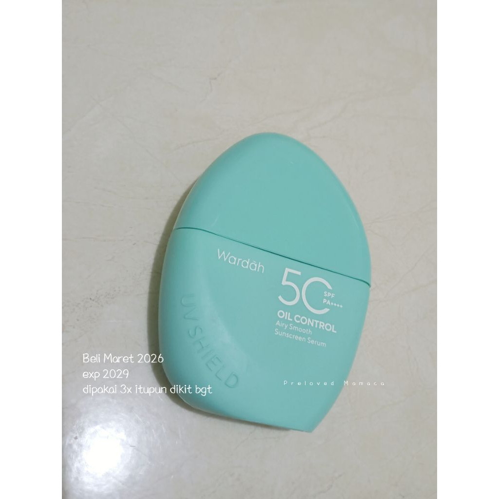 preloved skincare sunscreen wardah primer hanasui