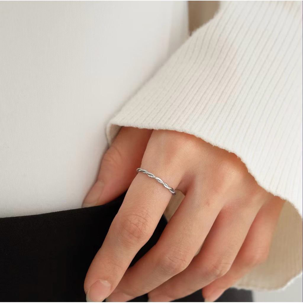 [PRELOVED] ARNAE ARCHIVE WEAVING VINE RING SIZE 8 316L STAINLESS STEEL ANTIKARAT