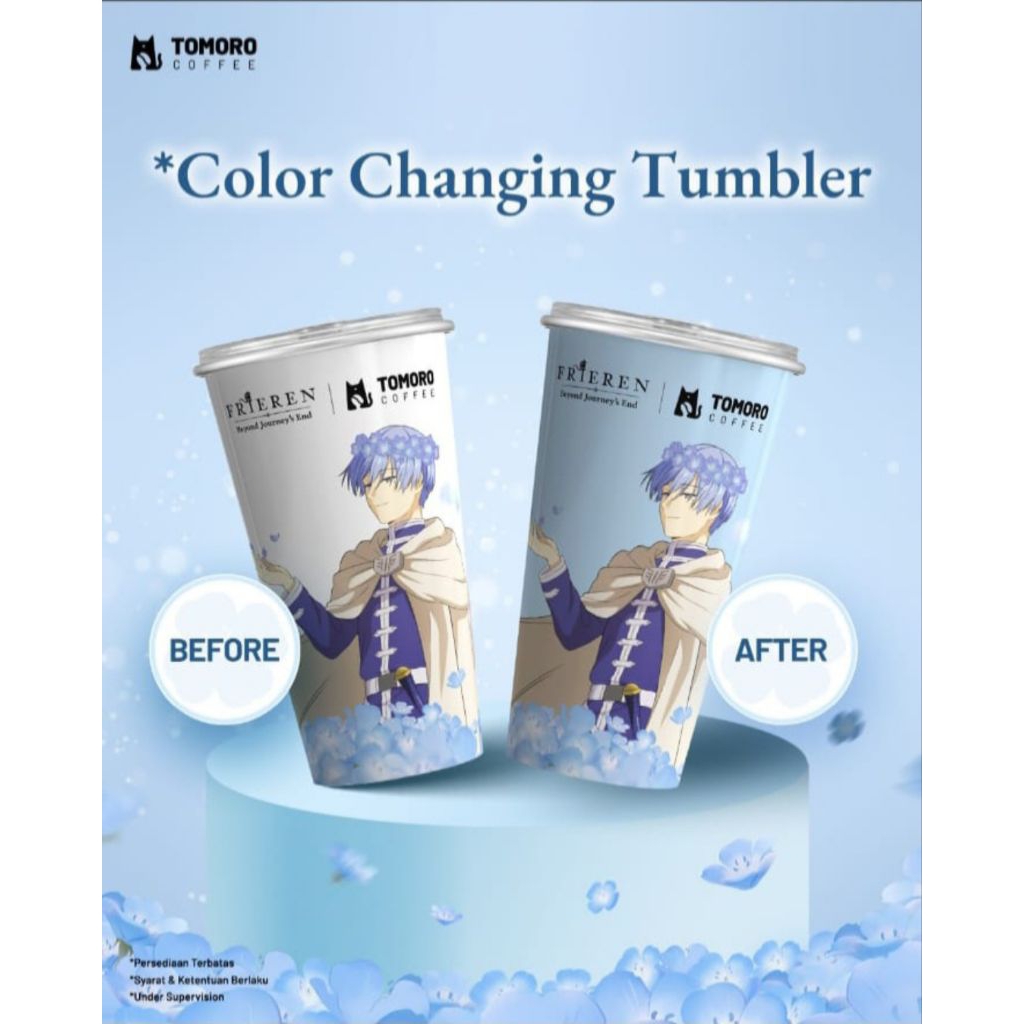 Color Changing Tumbler Frieren x Tomoro Coffee