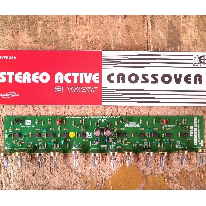 Kit crossover aktif 3 way stereo ( 239 )