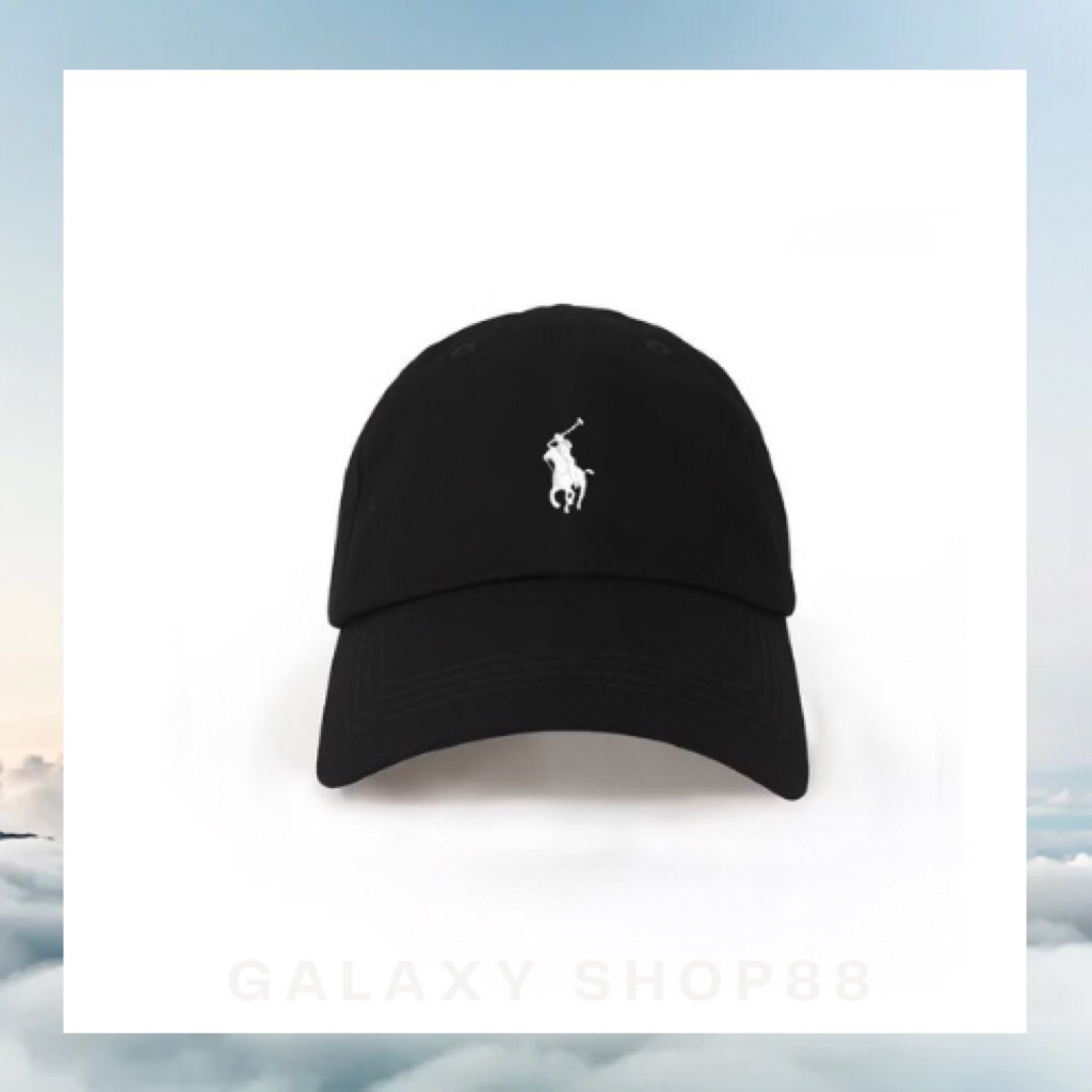 TOPI POLO ORIGINAL BLACK/WHITE || UNISEX