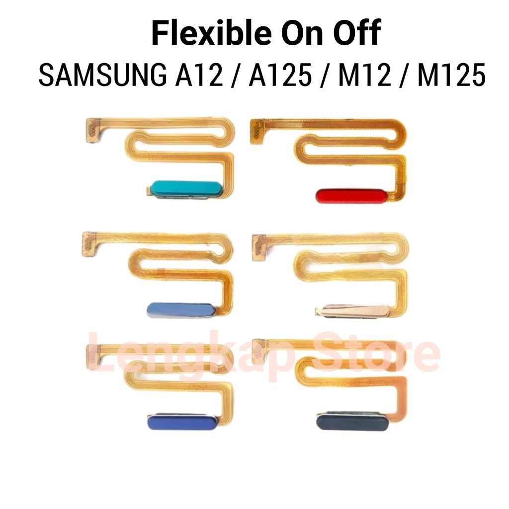 Flexibel Power On Off Samsung A12 / M12 Flexibel On Off Volume / Tombol Power On Off Samsung Galaxy 