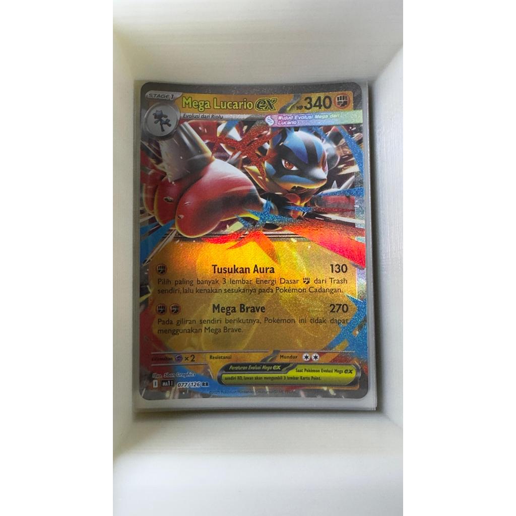 Pokemon Indonesia Mega Lucario Ex Ma1 / Ma3