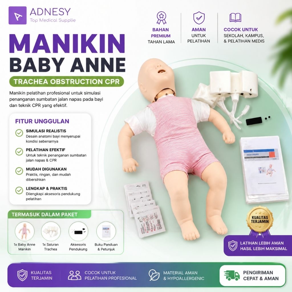 Phantom Manikin Baby Anne Resusitasi / Manekin Baby Anne