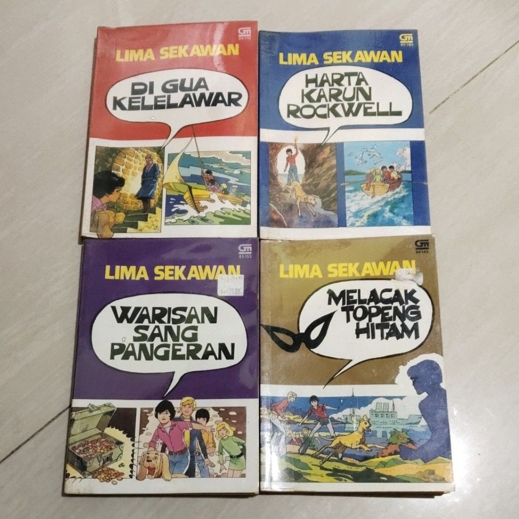 5 NOVEL ORI NOVEL LIMA SEKAWAN PENERBIT GRAMEDIA