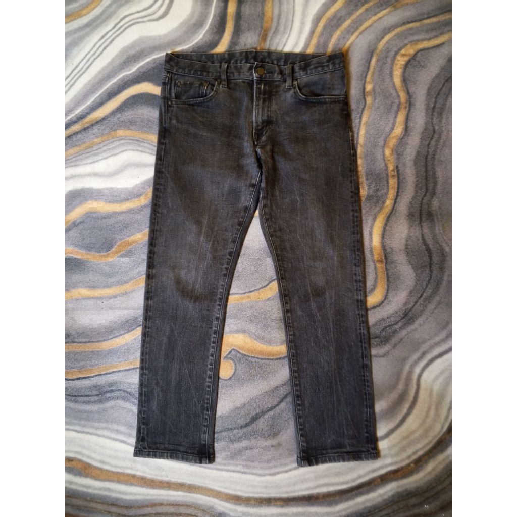 Celana Panjang Jeans Uniqlo Selvedge Second Original‎