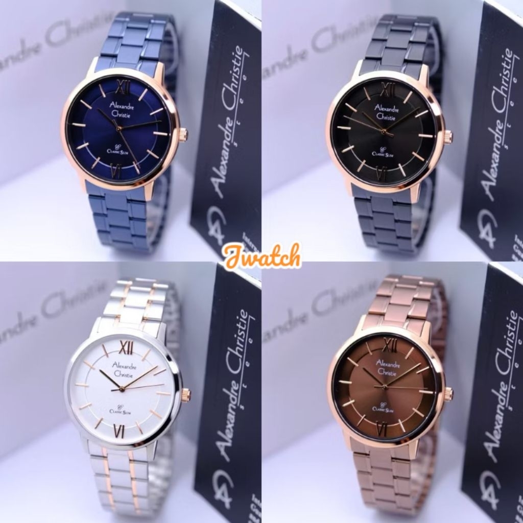 Jam Tangan Pria Alexandre Christie Classic Slim 8689