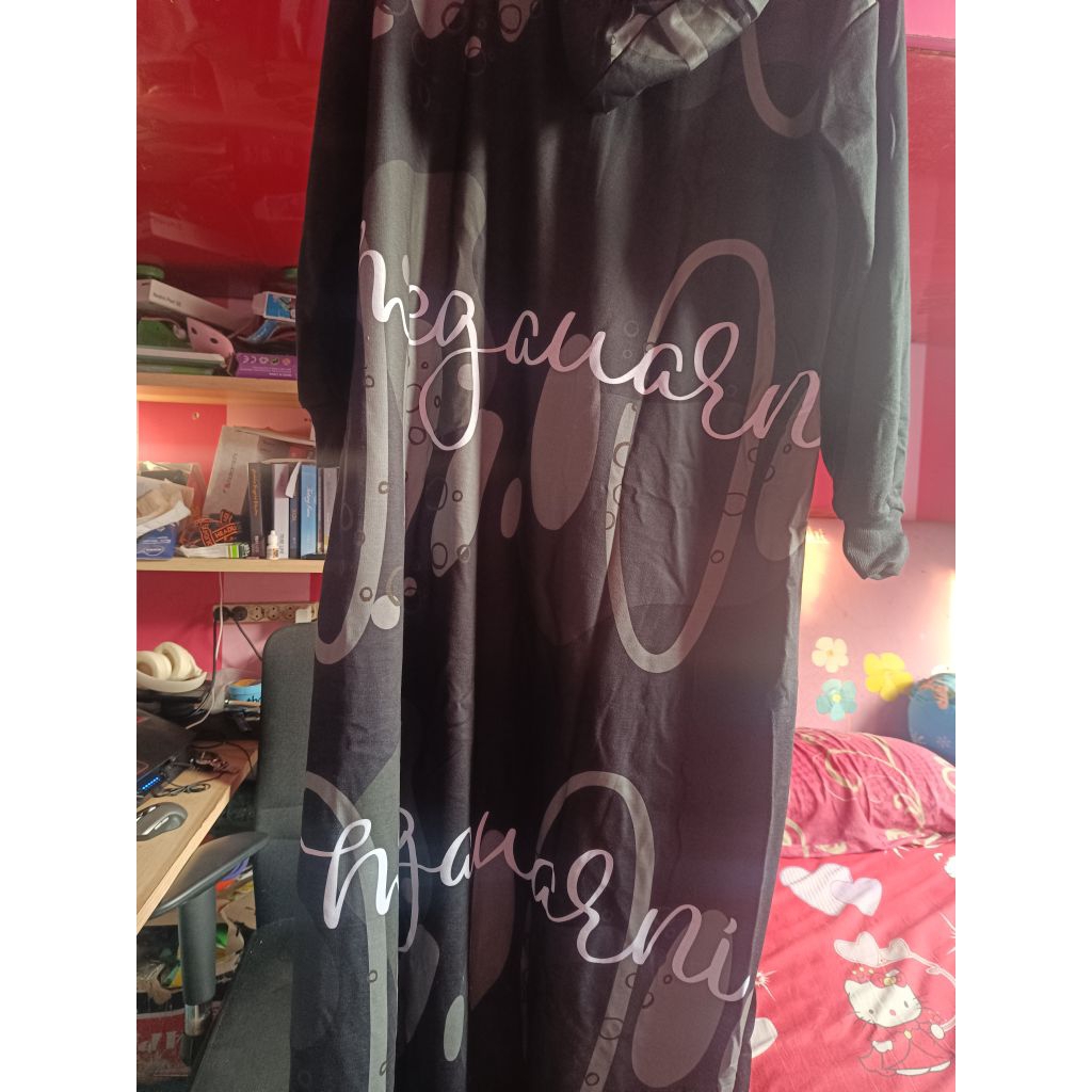 Gamis Megawarni Sporty Hoodie (Ori Newtag)