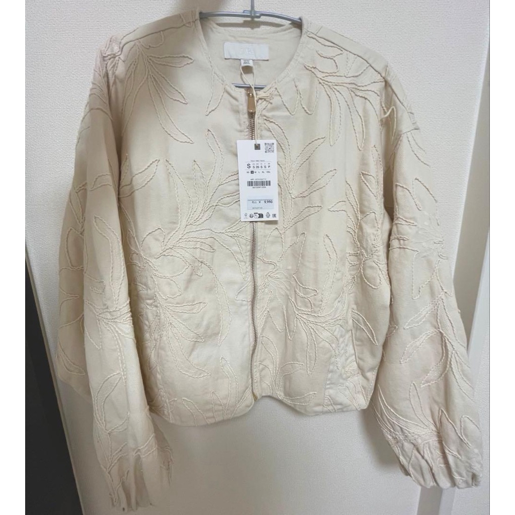 zara embroidery jacket