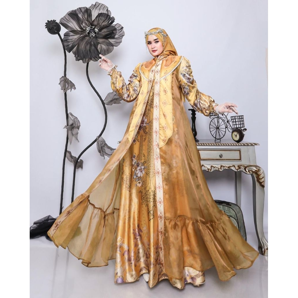 FARIZ SYARI MARYAM DAN ALMAIRA GLAM SERIES | DWINA SYARI | GAMIS CANTIK