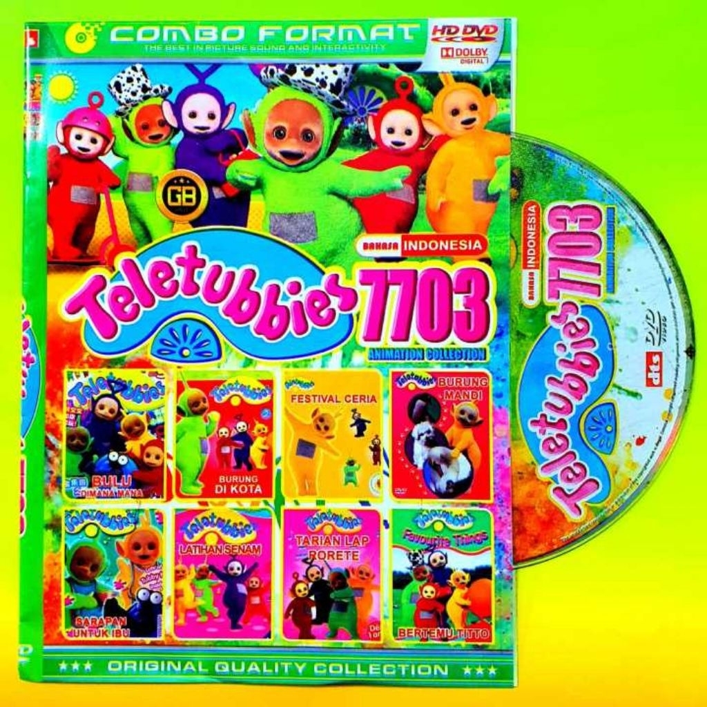 KASET DVD FILMM ANAK ANAK KARTUNN TERBARU TELETUBBIES DUBBING BAHASA INDONESIA