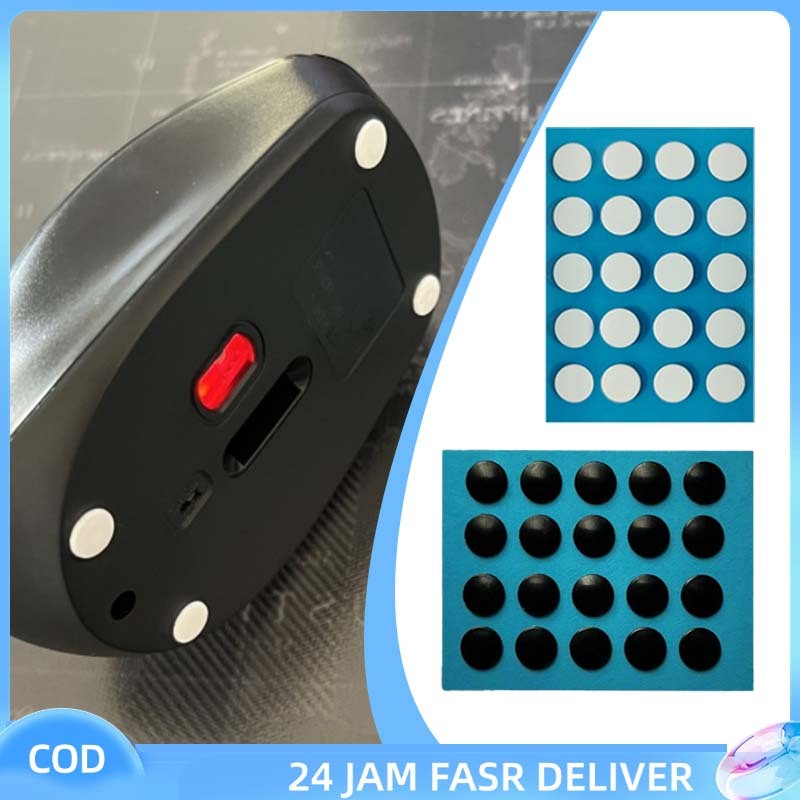 20pcs Mousefeet Halus Dan Tahan Aus Universal Mouse Feet Bulat Mouse Feet Universal