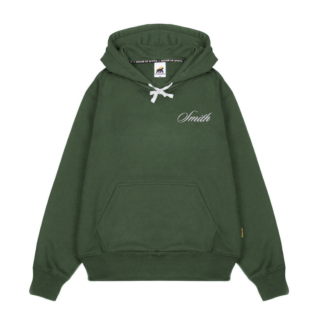 House of Smith Sweater Hoodie Pria - Letter Smith Hoodie Army #3