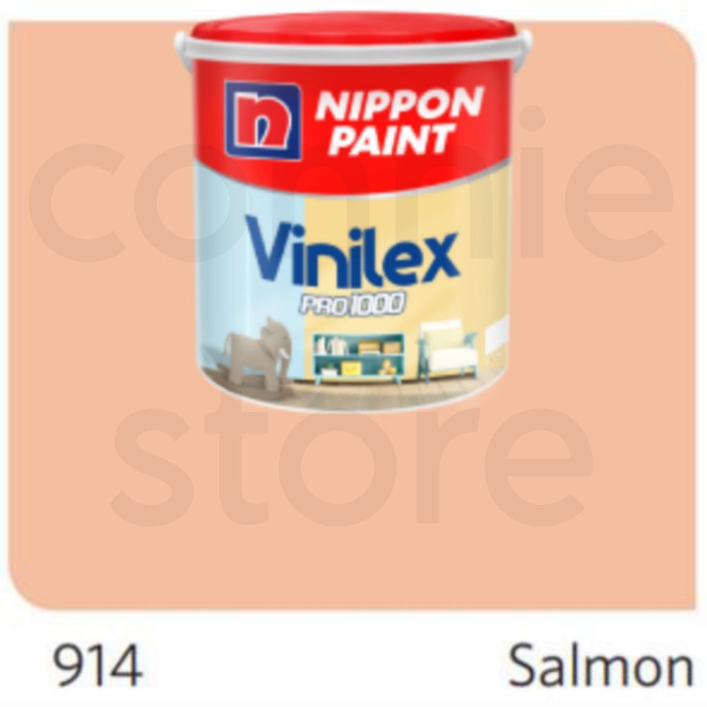 Vinilex pro 1000 4.5kg Salmon 914 cat dinding interior ekonomis minimalis rumah warna peach salmon v